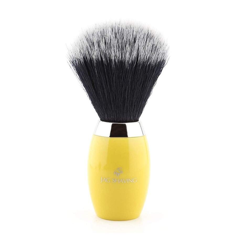 Classic Synthetic Hair Shaving Brush with Yellow Resin Handle