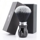 Full Black Shaving Brush Black Synthetic Hair & Black Resin Premium Handle