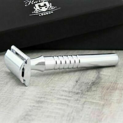 DE Safety Razor Traditional Men Wet Shaver Tool Manual For Home & Travel