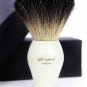 Black Badger Hair Men's Shaving Brush in Ivory Color for Wet Thick Lather Shaving