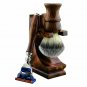 Wood Synthetic Wet Shaving Brush 5 Edge Safety Razor Stand Antique Vintage Luxury set for Men
