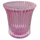 2.75" H Pink Votive In Lining Design