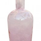 15" H Pink Glass Bottle / Vase