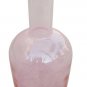 15" H Pink Glass Bottle / Vase