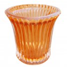 2.75" H Orange Votive In Lining Design