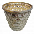 2.75" Votive In Silver Antique Mercury