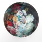 Iron Decorative Bowl (Black Matt W/Inner Enamel Printing)