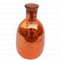 9" Vase In Orange Antique Mercury