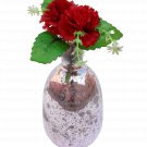 9" Vase In Pink Antique Mercury