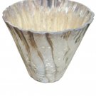 4" Votive In Silver Antique Mercury