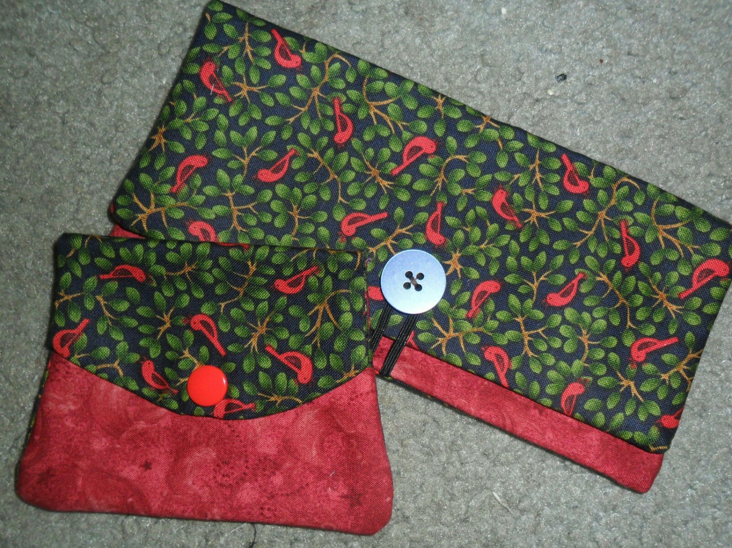GIFT SETS Handmade Checkbook Cover and Wallet