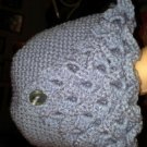 Handmade Crocheted Crocodile Stitch Hat Cap Ladies Girls Acrylic Yarn