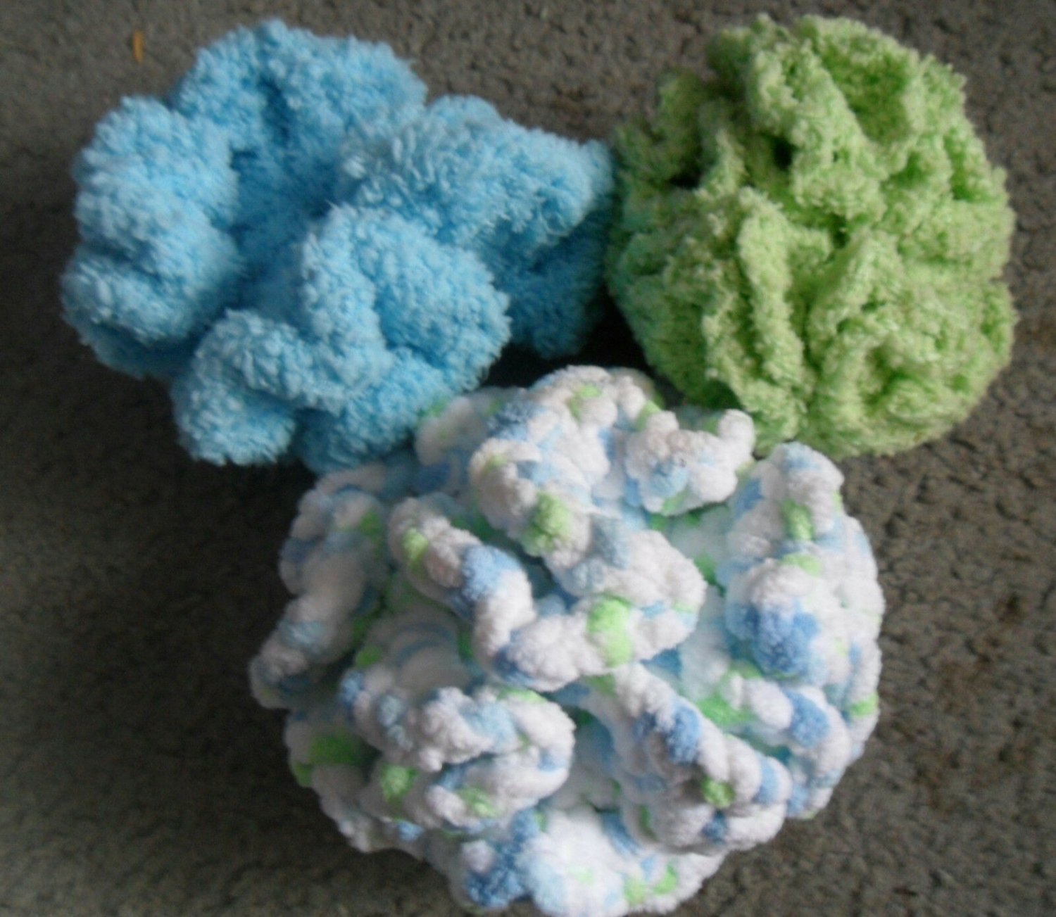 Handmade Crocheted Bath Scrubbies Scrubby Washing