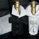 UPDATED NEW ITEM Handmade Wedding Bride Groom Wine Bag Bridal Shower