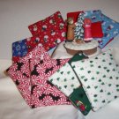 NEW FABRICS Handmade Christmas Fabric Coasters Snowmen Candy Trees Bears Birds