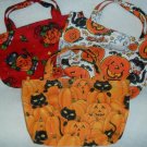 NEW FABRICS HANDMADE HALLOWEEN TREAT BAGS CATS PUMPKIN SPIDER CANDY CORN
