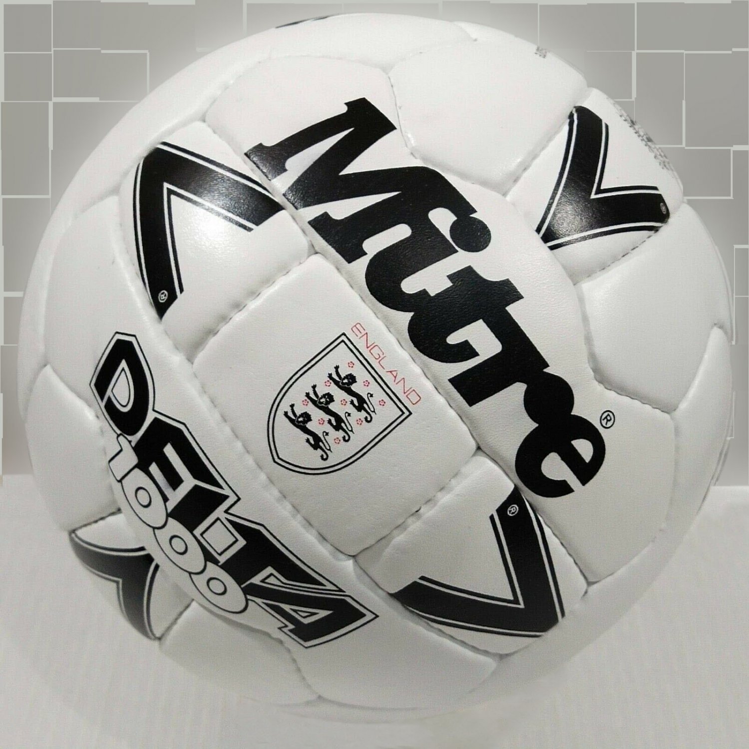 MITRE DELTA 1000 ENGLAND SOCCER | OFFICIAL MATCH BALL | ORIGINAL LEATHER