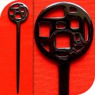 QueCraft Hair Stick / Pin BUFFALO HORN - Hand Carved