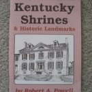 Kentucky Shrines & Historic Landmarks History 1792-1992