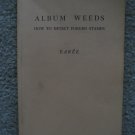 ALBUM WEEDS How to Detect Forged Stamps Book I