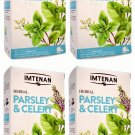4 Pack Herbal Imtenan Parsley And Celery Tea Bag Natural Drink  Herbs Herb  4 Pack : Total : 72 Bags