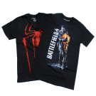 2Pc Red Spider & Battlefield 4 Men's Licensed T-Shirt - Size Small
