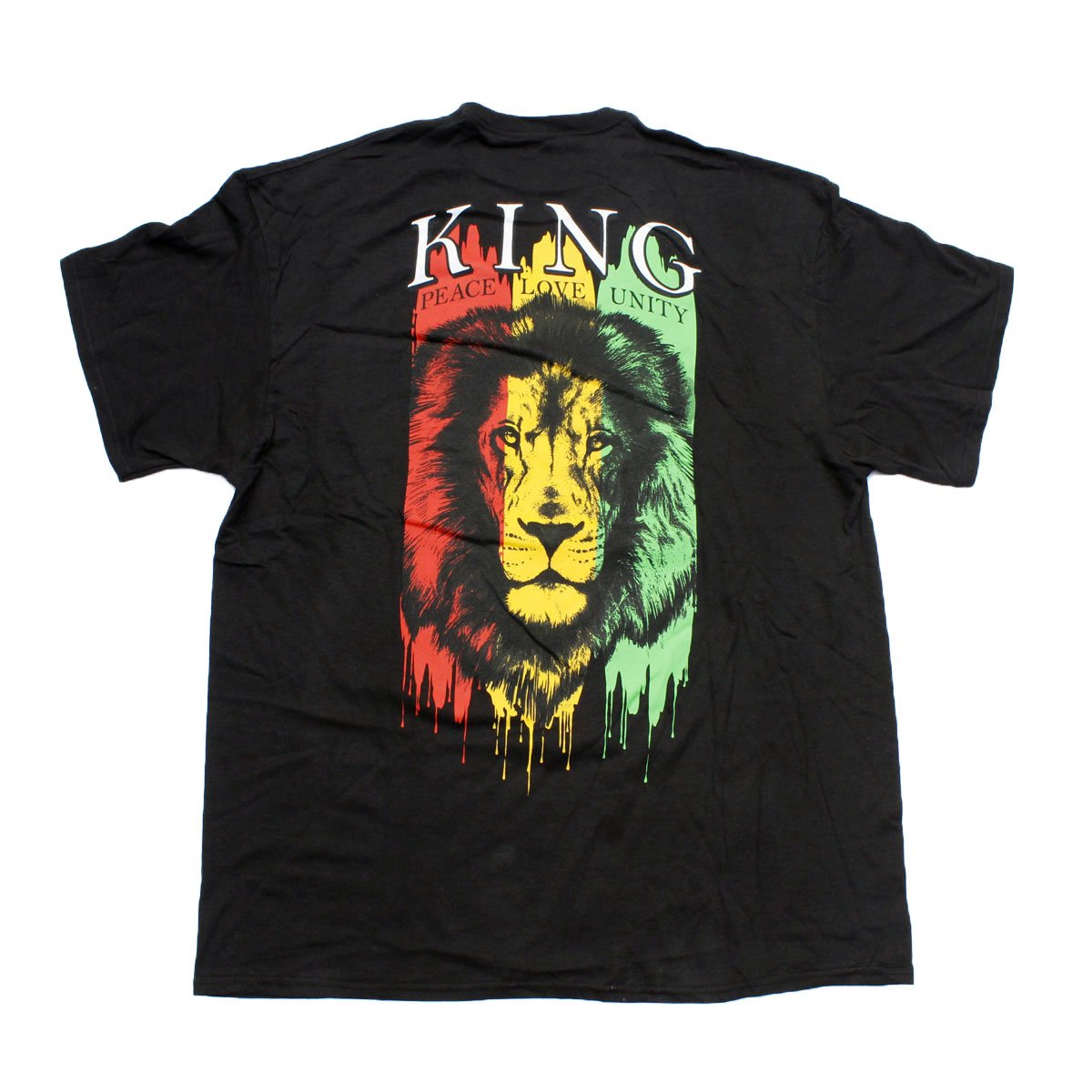Size 3XL - KING PEACE LOVE UNITY MENS T-Shirt