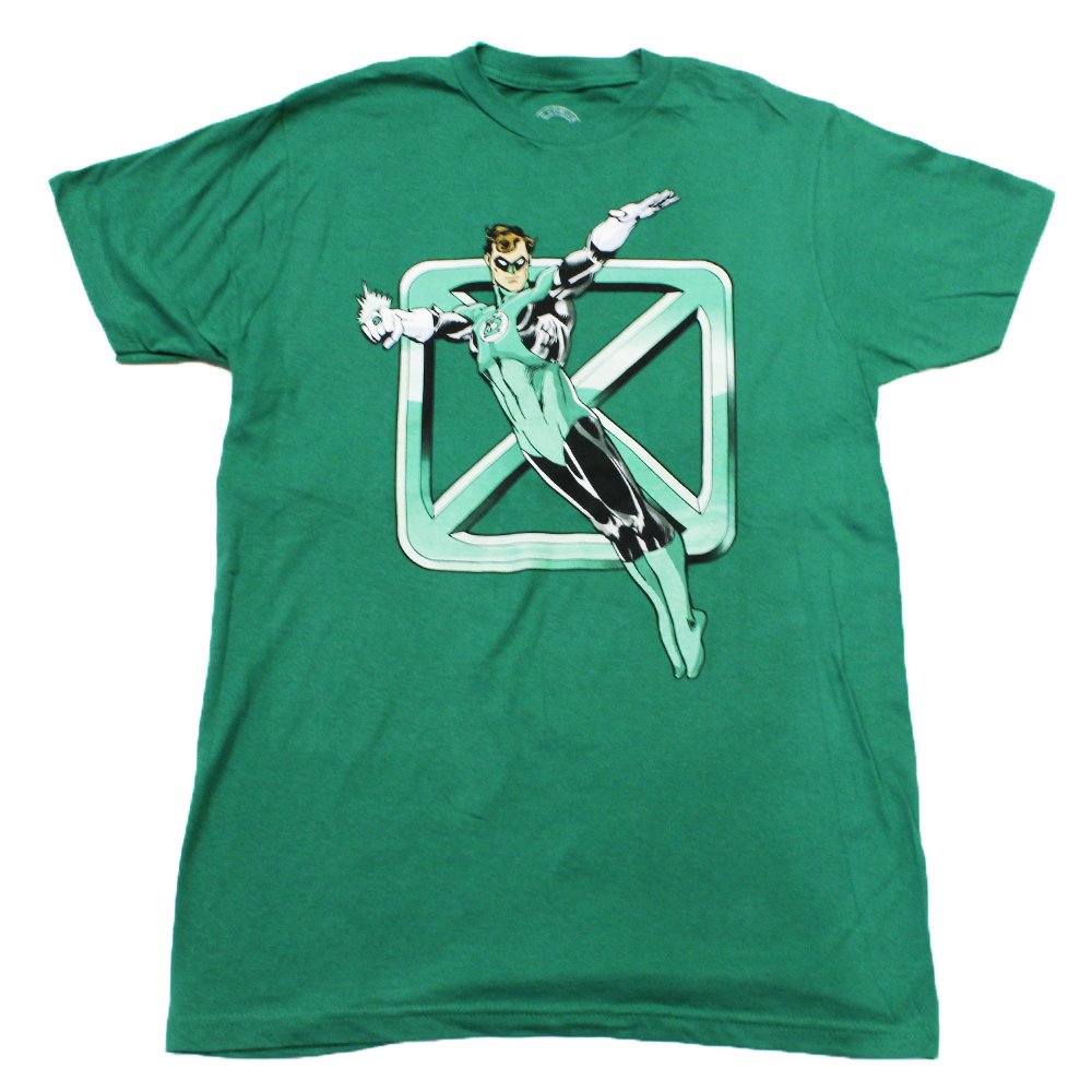 Size M - Justice League Green Lantern Mens T-Shirt