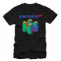 Size L - NINTENDO 64 Officially Licensed Classic Vintage Logo Mens T-Shirt
