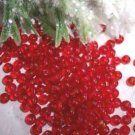 3mm Round Czech Glass Ruby Red 200 pack