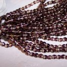  Czech Fire Polished LEMON BLACKBERRY 3mm Beads q.50