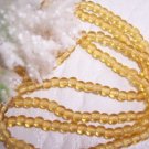 3mm Round Czech Glass Topaz 200 pack