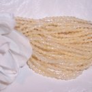 Czech Fire Polished 3mm Beads PEACH YOGURT q.50