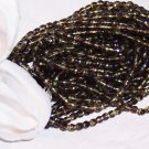 Czech Fire Polished 3mm Beads TURTLE SHELL q. 50