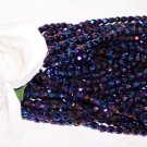 IRIS BLUE Czech Fire Polished 4mm Beads q. 50