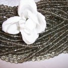 BLACK DIAMOND Czech Fire Polished 6mm Beads q.50