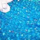 AQUA Czech Fire Polished 8mm Beads q.50
