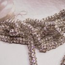 SILVER/CRYSTAL Rhinestone Rondells 4.5mm q.10