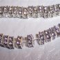 SILVER/CRYSTAL Rhinestone Squaredelles 4.5mm q.10