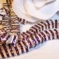 SILVER/ AMETHYST Rhinestone Squaredelles 4.5mm q.10