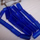 ATLAS 5-sided glass bead MED. BLUE