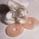 ROSE QUARTZ Donut Bead 40mm