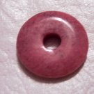 RHODONITE Donut Bead 25mm