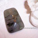 LABRADORITE faceted trapezoid pendant
