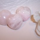ROSE QUARTZ 30mm Hearts 3pk