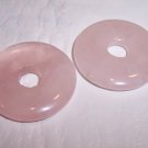 ROSE QUARTZ  Donut Bead 25mm