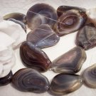 BOTSWANA AGATE Freeform Pendants 10 pack