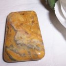 CRAZY LACE AGATE Puffed Trapezoid Pendant