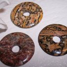 LEOPARDSKIN JASPER 25mm Donut Bead