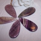 RAINBOW FLUORITE Teardrop Pendant 46x20mm
